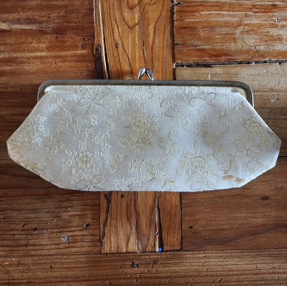 Vintage 3 Piece Gold Foil Travel Clutch Set - Picture 8 of 14